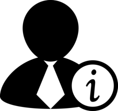 Businessman Information Sticker Svg Vector, Free Vectors File